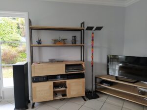 Ensemble tabe basse et meuble hifi